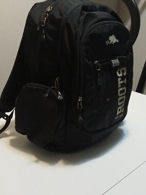 Boots Black Backpack with Multiple Zip Pockets